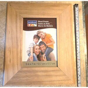 Unfinished Wooden Frame for 5"x7" Photo Picture Classic for Painting Crafting